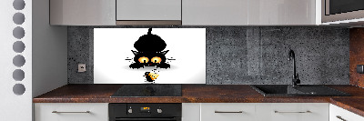 Panneaux muraux cuisine Chat et souris