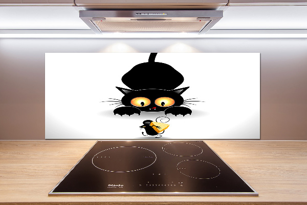 Panneaux muraux cuisine Chat et souris