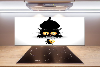 Panneaux muraux cuisine Chat et souris