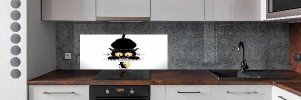 Panneaux muraux cuisine Chat et souris