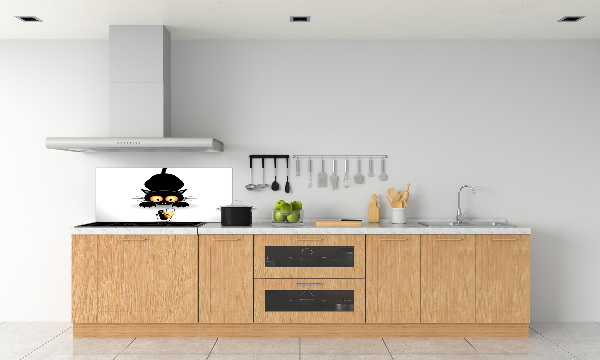 Panneaux muraux cuisine Chat et souris