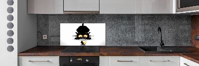 Panneaux muraux cuisine Chat et souris