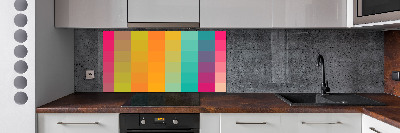 Crédence de cuisine en verre Crayons de couleur