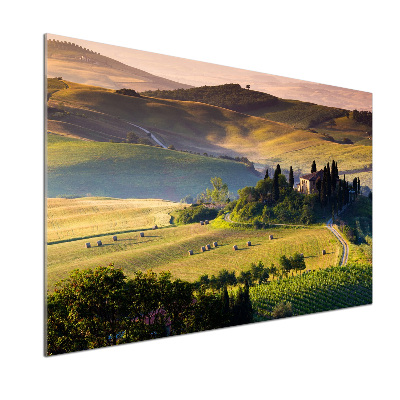 Panneaux muraux cuisine Toscane Italie