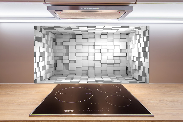 Crédence de cuisine en verre Cubes