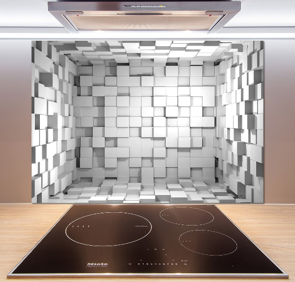 Crédence de cuisine en verre Cubes