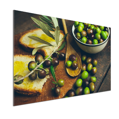 Panneaux muraux cuisine Olives