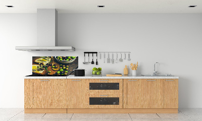Panneaux muraux cuisine Olives