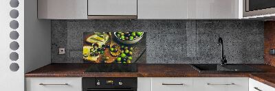 Panneaux muraux cuisine Olives