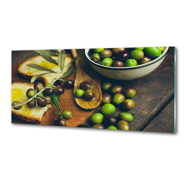 Panneaux muraux cuisine Olives