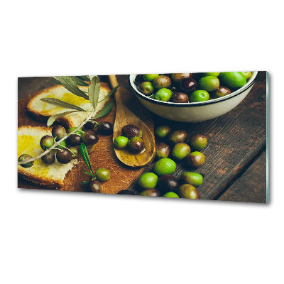 Panneaux muraux cuisine Olives