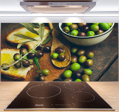 Panneaux muraux cuisine Olives