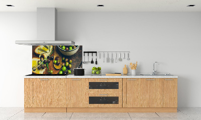 Panneaux muraux cuisine Olives