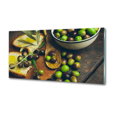 Panneaux muraux cuisine Olives