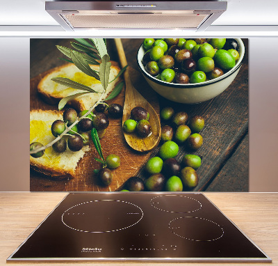 Panneaux muraux cuisine Olives