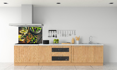 Panneaux muraux cuisine Olives
