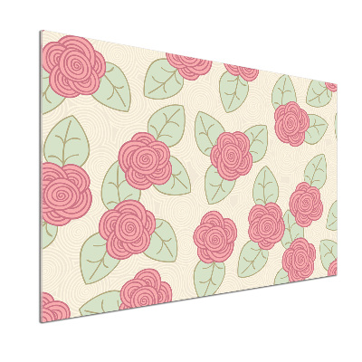 Panneau crédence cuisine Roses