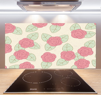 Panneau crédence cuisine Roses