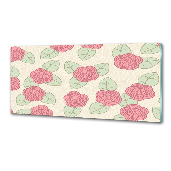 Panneau crédence cuisine Roses