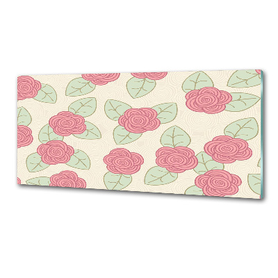 Panneau crédence cuisine Roses