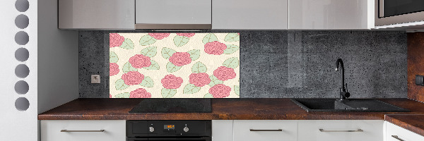 Panneau crédence cuisine Roses