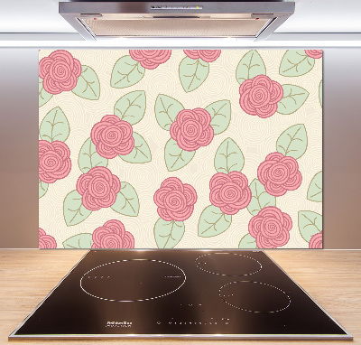 Panneau crédence cuisine Roses