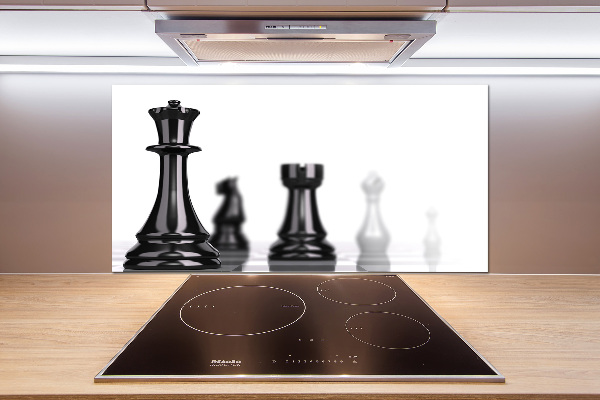 Crédence en verre cuisine Pièce d'échecs