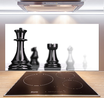 Crédence en verre cuisine Pièce d'échecs