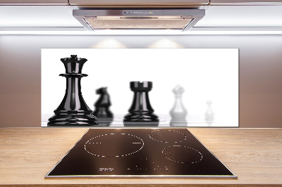 Crédence en verre cuisine Pièce d'échecs