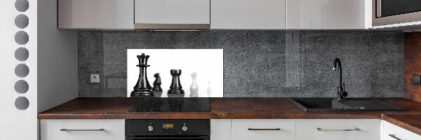 Crédence en verre cuisine Pièce d'échecs