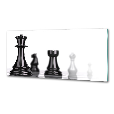 Crédence en verre cuisine Pièce d'échecs