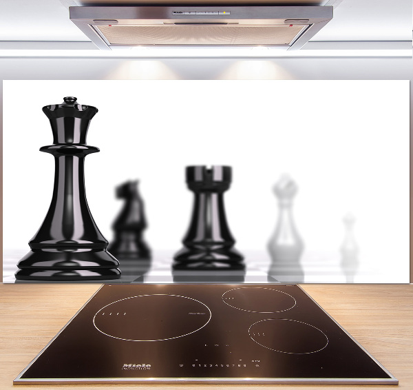 Crédence en verre cuisine Pièce d'échecs