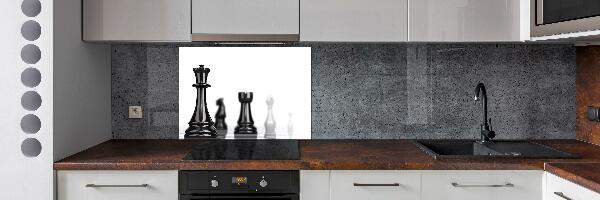 Crédence en verre cuisine Pièce d'échecs