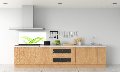 Crédence cuisine en verre Vagues colorées