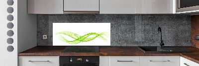Crédence cuisine en verre Vagues colorées