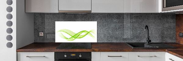 Crédence cuisine en verre Vagues colorées