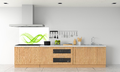 Crédence cuisine en verre Vagues colorées