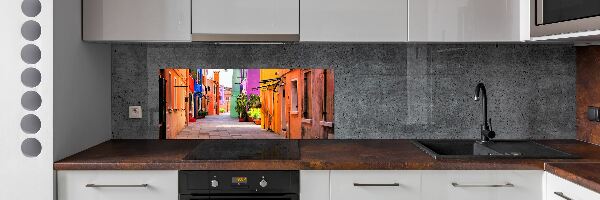 Crédence de cuisine Voie colorée