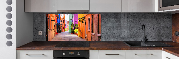 Crédence de cuisine Voie colorée
