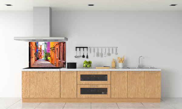 Crédence de cuisine Voie colorée