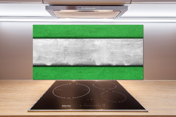 Crédence cuisine en verre Mur vert