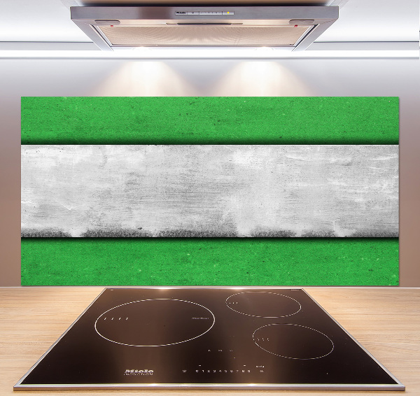 Crédence cuisine en verre Mur vert