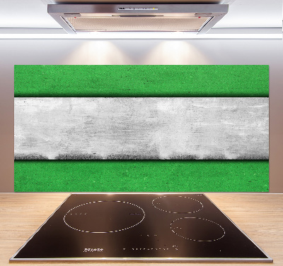 Crédence cuisine en verre Mur vert