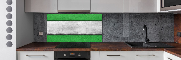 Crédence cuisine en verre Mur vert
