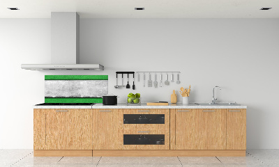 Crédence cuisine en verre Mur vert