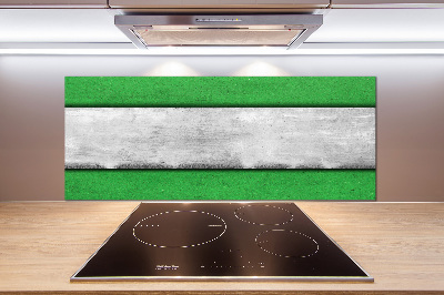 Crédence cuisine en verre Mur vert