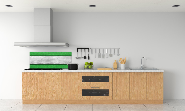 Crédence cuisine en verre Mur vert