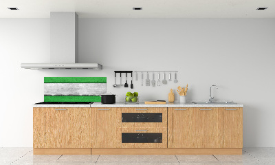 Crédence cuisine en verre Mur vert