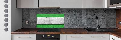 Crédence cuisine en verre Mur vert