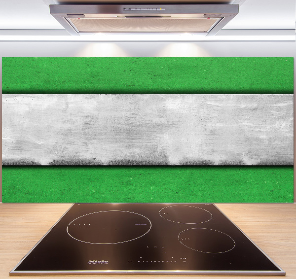 Crédence cuisine en verre Mur vert